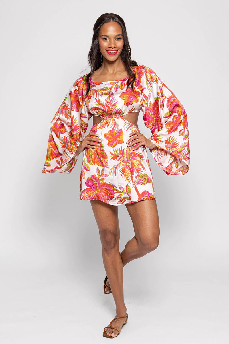 Ludivine short dress Cartagena print