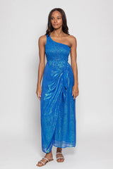 Zuri long dress ocean