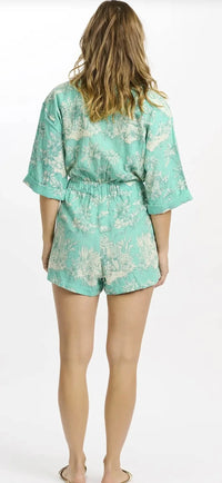 Aya aqua playsuit