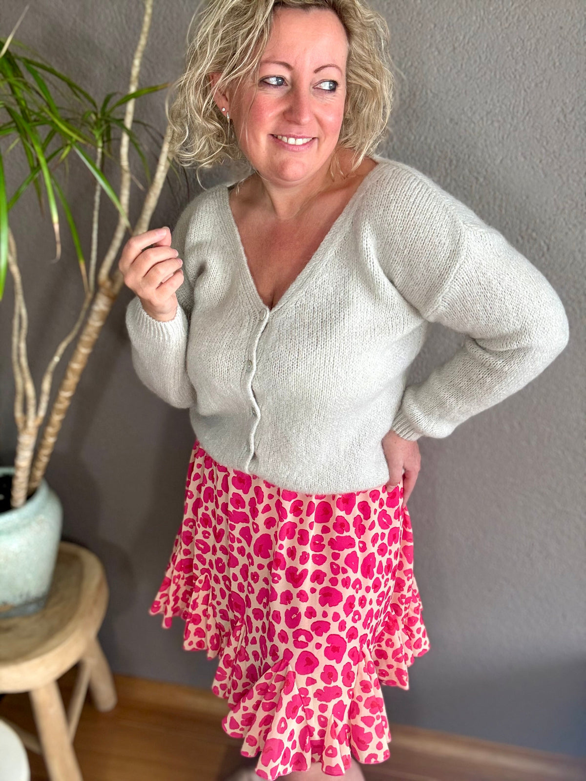 Skirt pink spring