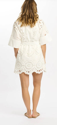 Short dress Arin white