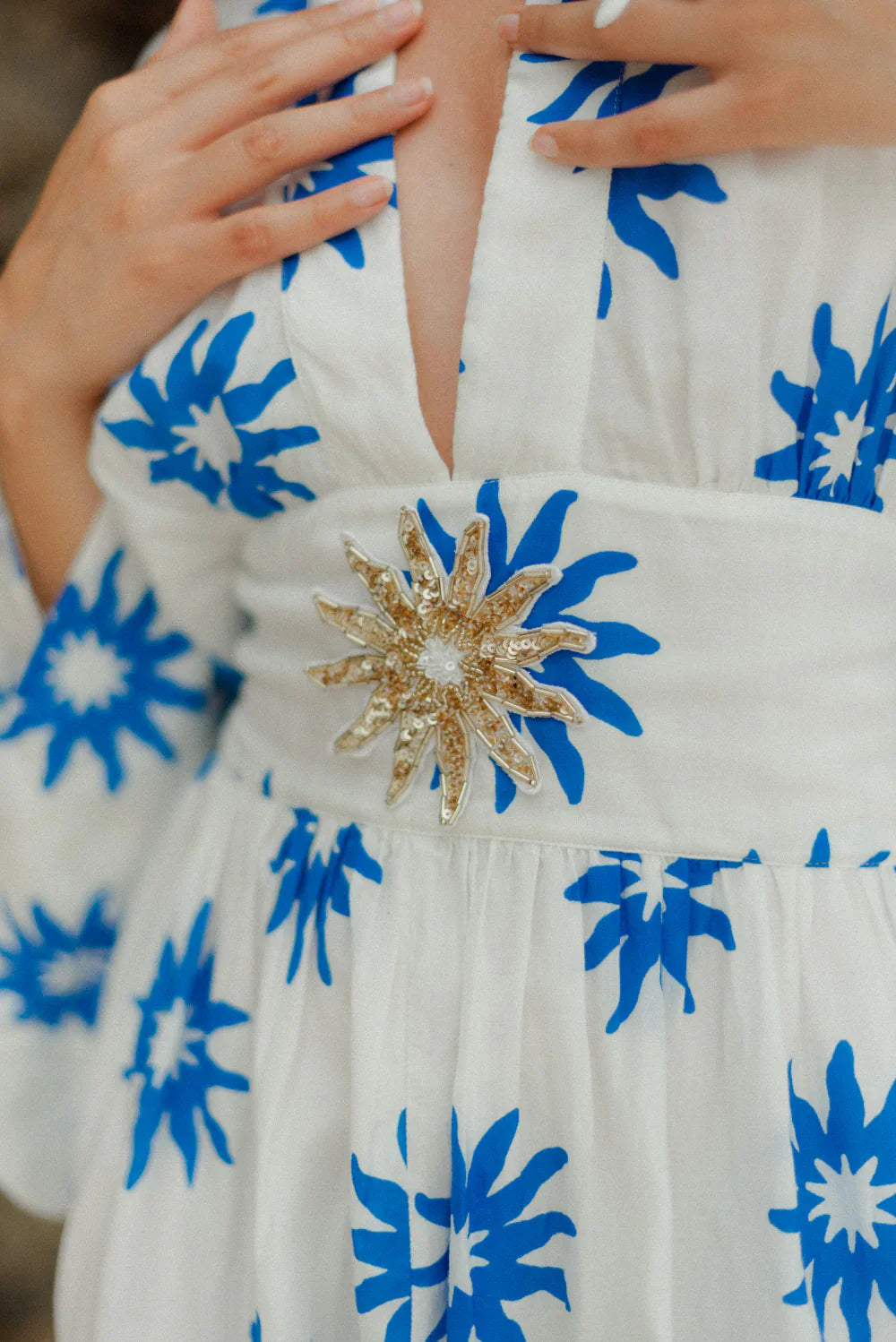 Jumpsuit Thais sole blue