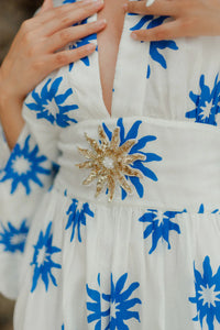Jumpsuit Thais sole blue