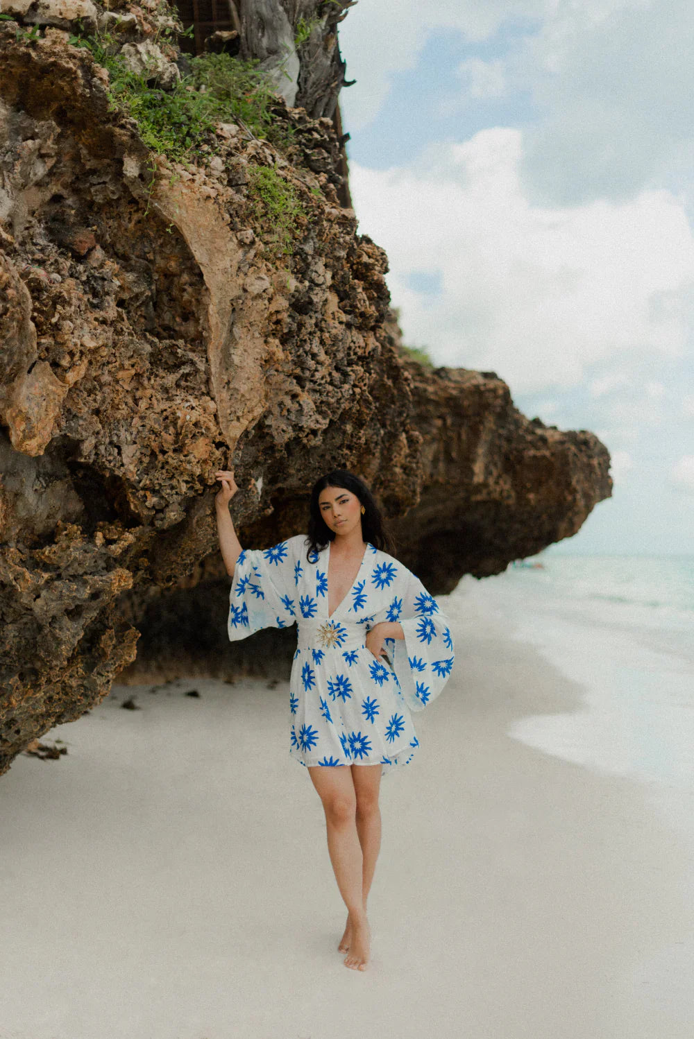 Jumpsuit Thais sole blue