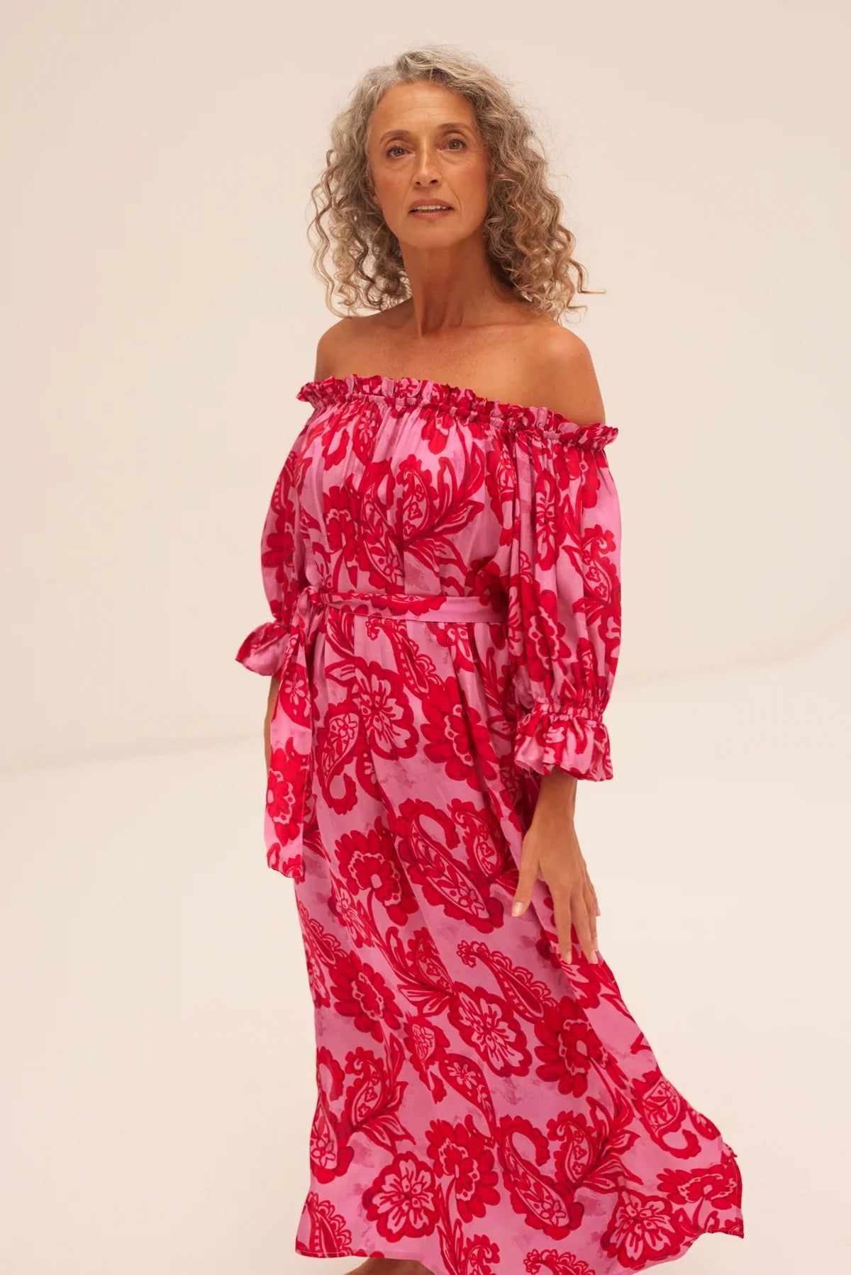 Long Dress Paolina Bellezza Cupro