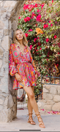 Short dress Blair Marbella havana
