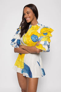 Jumpsuit Amanda Garden print
