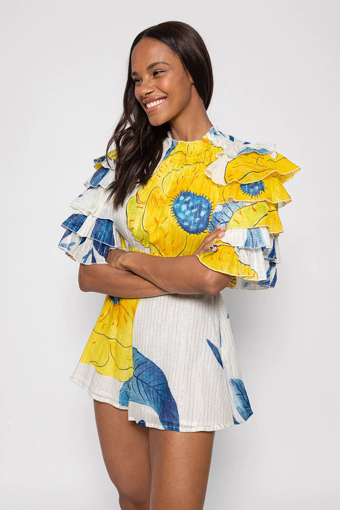 Jumpsuit Amanda Garden print