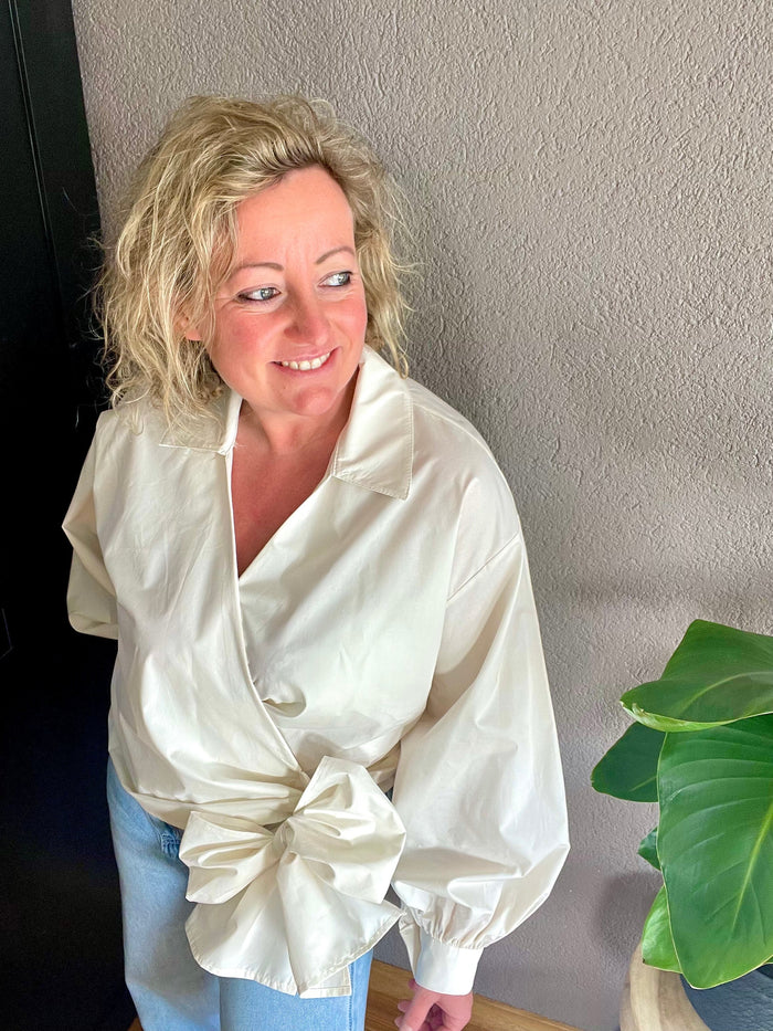 Bluse wickeln Sie es