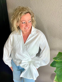 Bluse wickeln Sie es