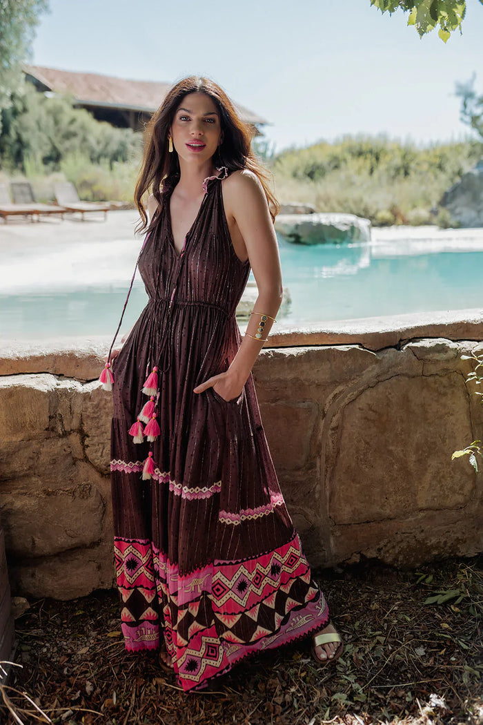 Long Dress Sabana Brown