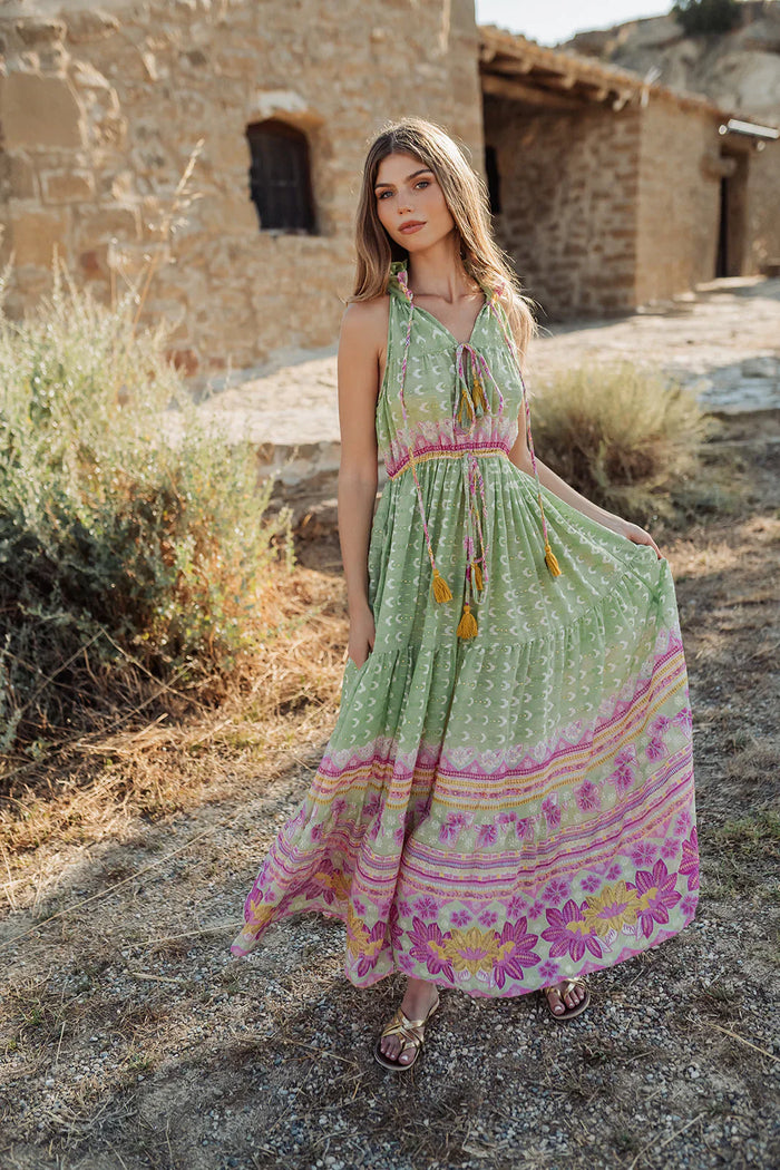 Long Dress Curacao Green