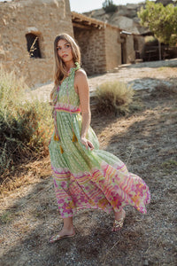 Long Dress Curacao Green