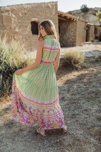 Long Dress Curacao Green