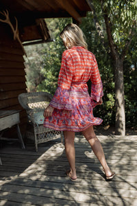 Short dress Curacao red