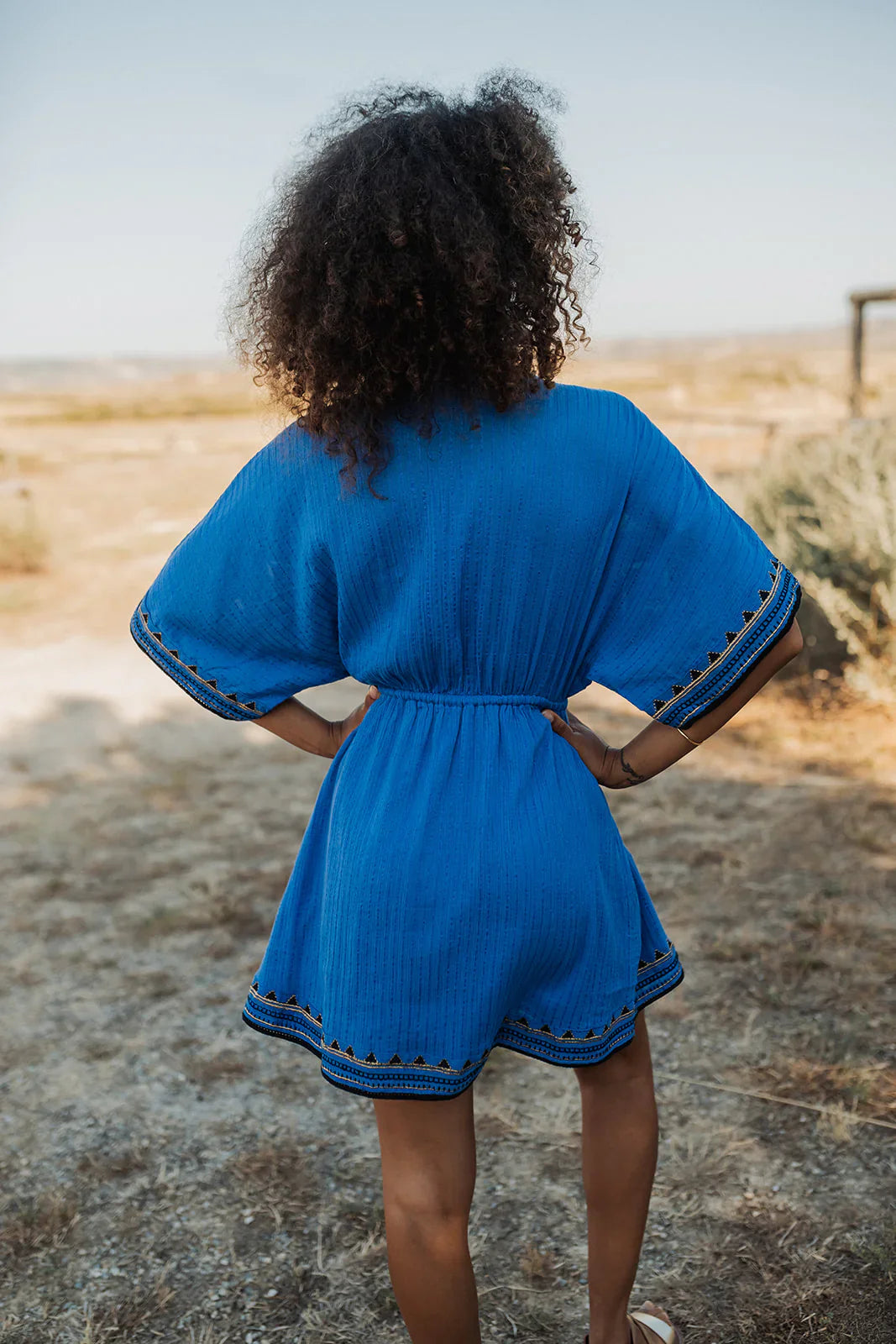 Short dress Cancun indigo