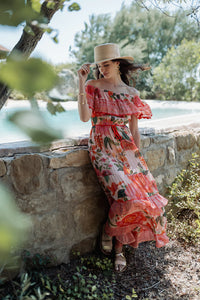 long dress St Barts Mexican