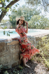 long dress St Barts Mexican