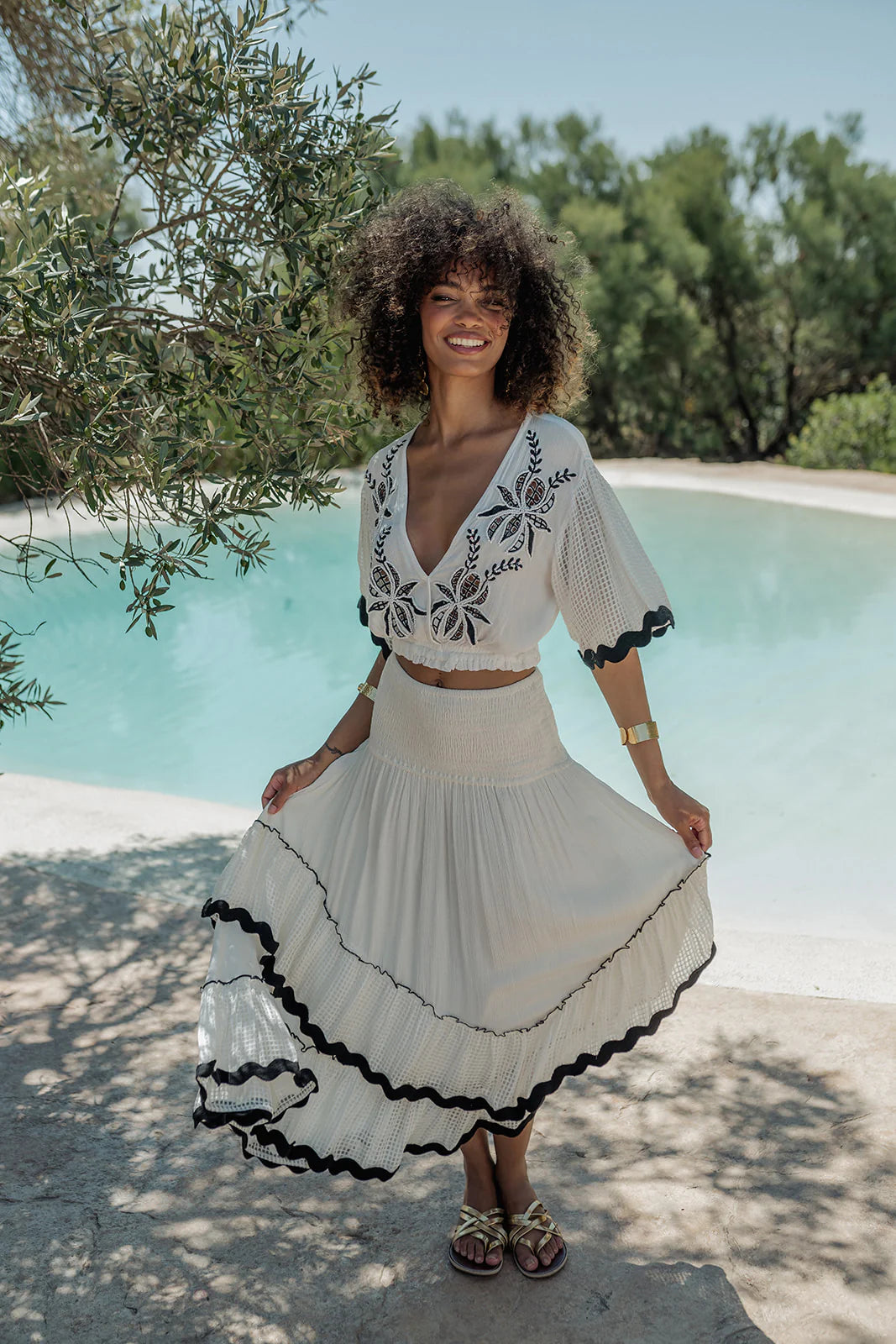 Saba Set long skirt