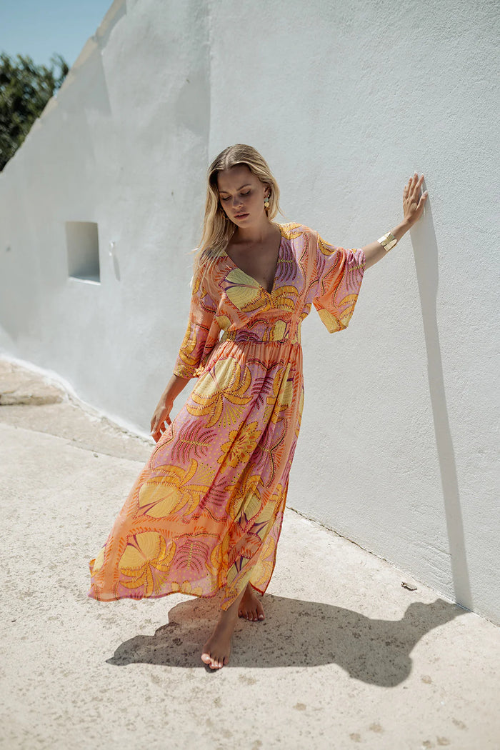 long dress Marrakech orange