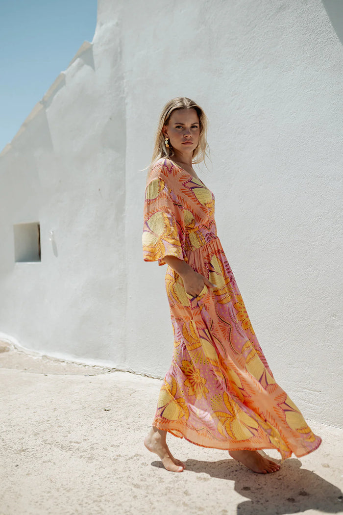 long dress Marrakech orange