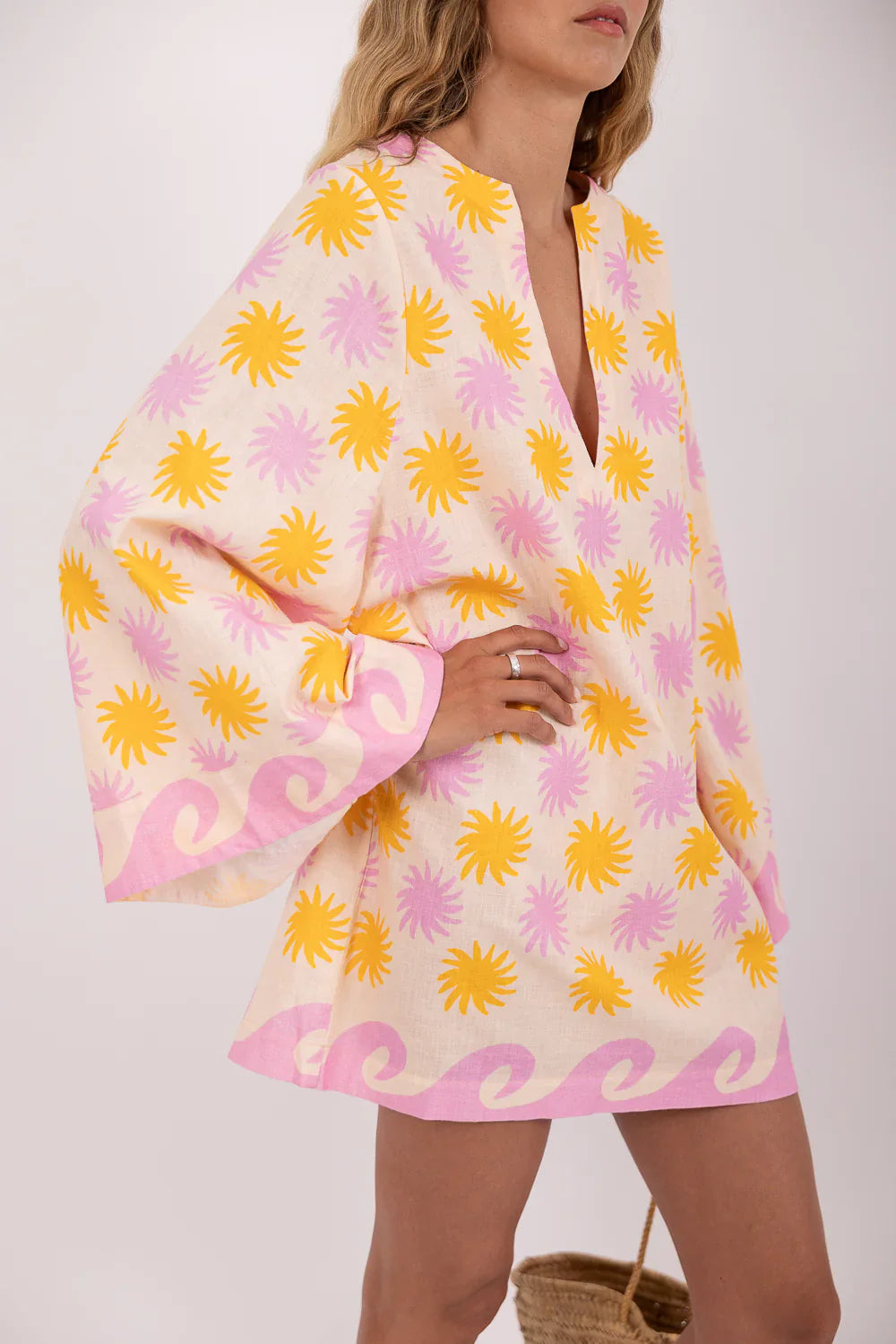 Short dress Cady praia print