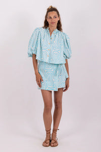 Skirt Ezia Seychelles print