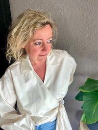 Bluse wickeln Sie es
