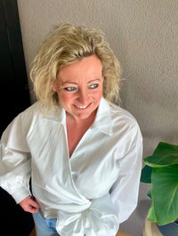 Bluse wickeln Sie es
