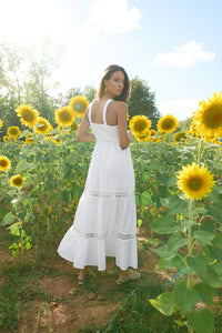 Long Dress Sicilia Blanco