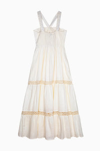 Long Dress Sicilia Blanco