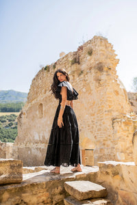 Long Dress Sicilia Negro