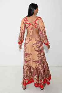 Long Dress oasis Orange