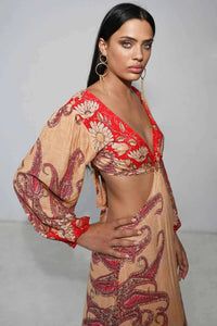 Long Dress oasis Orange