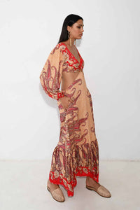 Long Dress oasis Orange