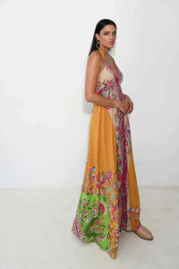 Long Dress Lucia Yellow Flower