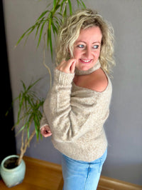 Trui one shoulder