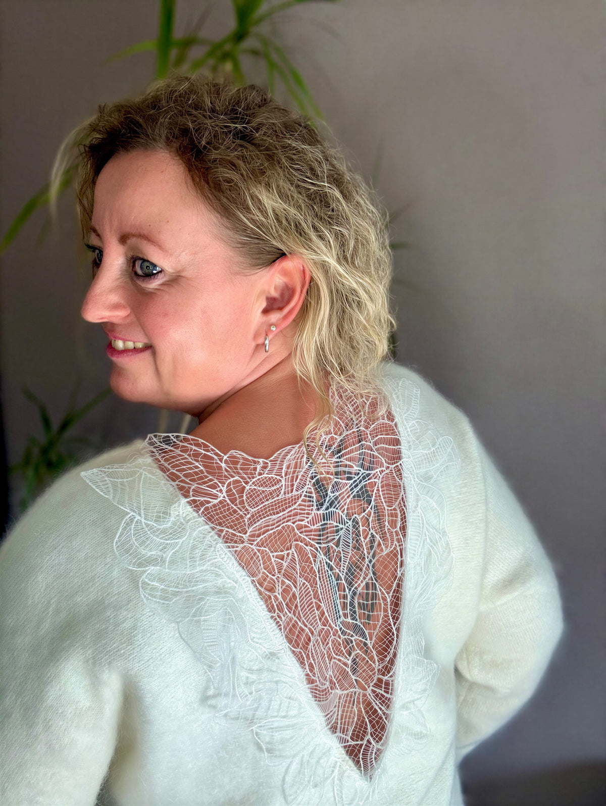 Trui lace back