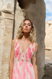 Long Dress Nilo Rosa