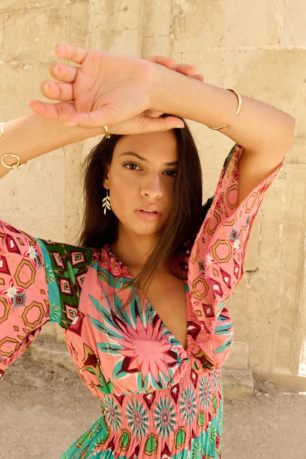 Short dress Goa rosa