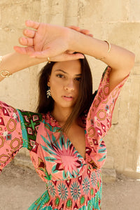 Short dress Goa rosa