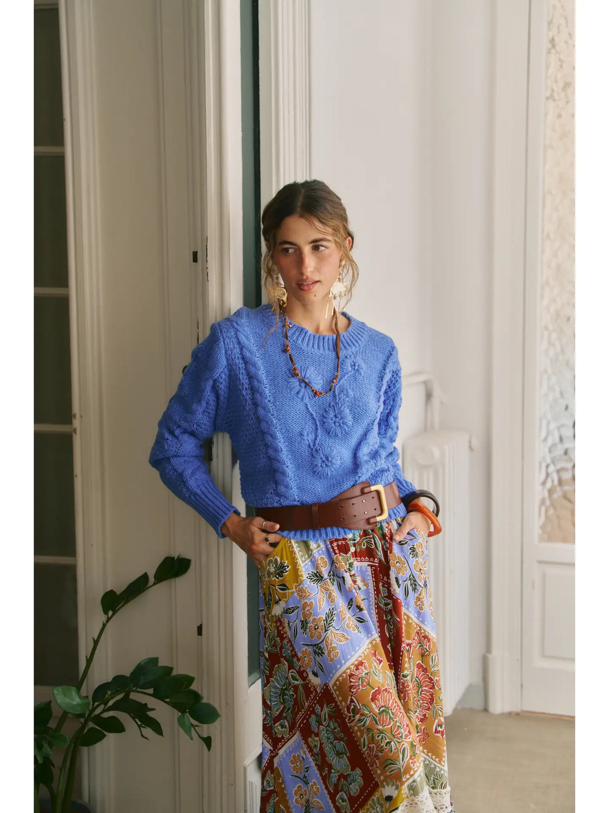 Trui floral twilight
