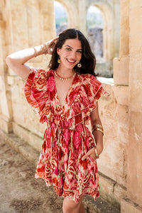 Short dress Bora Bora rosa