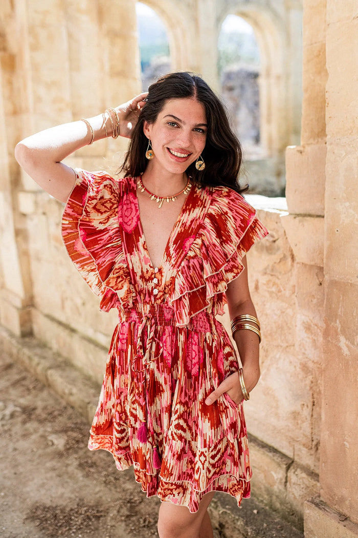 Short dress Bora Bora rosa