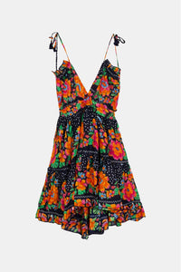 Short dress Hawaii black