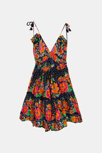 Short dress Hawaii black