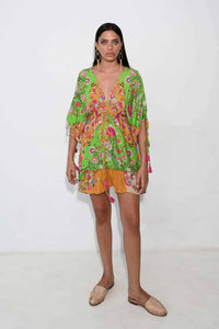 Short dress Marrakesh star green