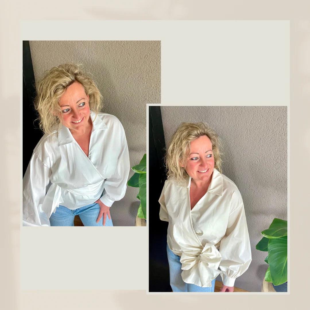 Bluse wickeln Sie es